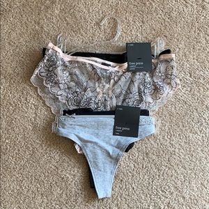Free Press Bundle, 4 Pieces Lingerie, Size M